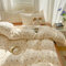 Covebett Bettwäsche Herz 135x200 Beige Braun Herzen Muster Aesthetic Niedlich Bettbezug Set Romantisch Herzchen Herzmuster Microfaser Einzelbett Bettbezug und Kissenbezug 80x80 cm Reißverschluss