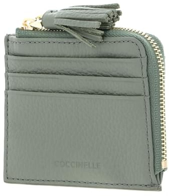 Coccinelle Leder Kartenetui Tassel Credit Card Holder Greenery grün