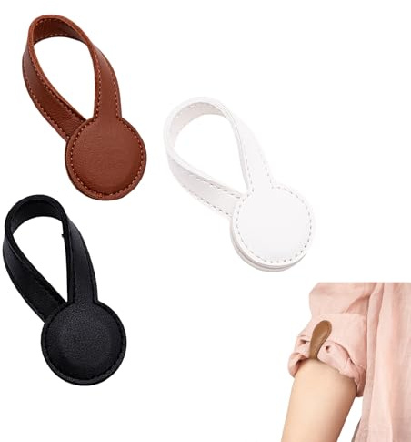 Eterspr 3 Stück Clips für Magnetische Ärmelgummis, Magnetische Kleidungsklammern, für Männer Frauen Accessoire zur Ärmelanpassung für Freizeit Berufskleidung