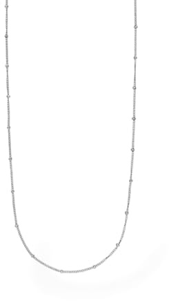 Purelei Liilii Lange Halskette Damen – Filigrane Edelstahl Gliederkette Vergoldet oder Silber – Verstellbare Kette 55–60 cm – Minimalistische Layering Kette & Charm Basis