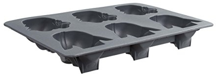 Funko SW05037 Star Wars Baking Mold: Darth Vader and Stormtrooper, Silicone, Black, 21 x 14 x 3 cm