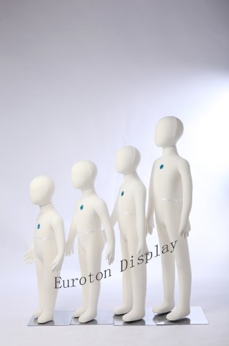 TonHan R3468. 4 Kinderpuppen Flexible biegbare Körper Schaufensterpuppe Mannequin Baumwollstoff