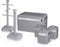 Swan 6 Piece Retro Kitchen Set (Grey)