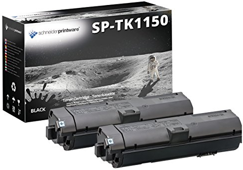 2 Schneider Printware Toner | 50% mehr Inhalt | kompatibel zu Kyocera TK -1150 für Kyocera ECOSYS M2135dn, M2635dn, M2735dn, P2235dn, P2235dw | Geprüft nach ISO-Norm 19752 | 4.500 Seiten