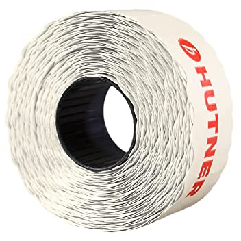 30 Rollen Preisetiketten 26x12 Sato/Samark weiss ablösbar | 45.000 Etiketten | Preisauszeichner Etiketten | HUTNER