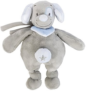 Nattou Mini Spieluhr, Jungen, 20 cm, blau - Toby der Hund