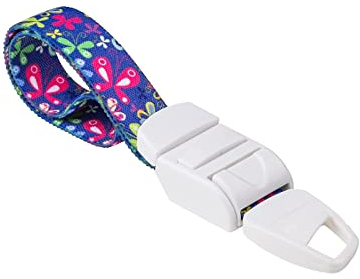 Rolseley Torniquete médico con patrón de mariposa morado/violeta con hebilla de plástico ABS, banda elástica sin látex, perfecto para médicos, enfermeras, estudiantes y paramédicos