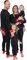 Lazy One Flapjacks, passender Schlafanzug für Hund, Baby, Kinder, Jugendliche und Erwachsene, Plaid Elch Caboose Flapjack Onsie, Medium