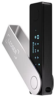 Ledger Nano X - Wallet cripto clásica con Bluetooth (Ónix Negro) | Compacto, para llevar a cualquier parte, pantalla de 1,1. Compatible con PC y iOS/Android