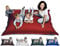 sunnypillow XXL Sitzsack, Sitzkissen aus Kunstleder Outdoor & Indoor 180 x 145 cm mit 380L Styropor Füllung Sessel für Kinder & Erwachsene Sofa Beanbag viele Farben und Größen zur Auswahl Rot