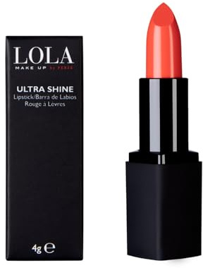 LOLA MAKE UP BY PERSE LOLA Ultra Shine Lipstick Superstay Matte Ink, langanhaltender flüssiger Lippenstift in Nude-Optik, hält bis zu 12 Stunden, trocknet nicht aus – 025-Sunset Red