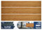 Floor Planks Tiles Self Adhesive Brown Wood Oak Vinyl Flooring Bathroom Kitchen - Pack of 7 6X36