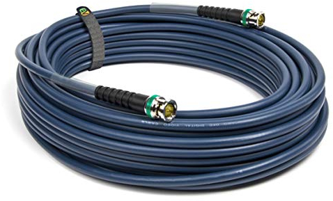 Emelec VíasCom EQ3006A/0400-40,0m Videoanschluss 4K-UHD 12G-SDI (0,80/3,75/6,00) mit BNC 4K-UHD - Unifilar Leiter - Blau - Flexibles PVC