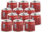 ALPENTECH - Confezione 12 cartucce gas 190 g butano propano forabile sicurezza stop-gas
