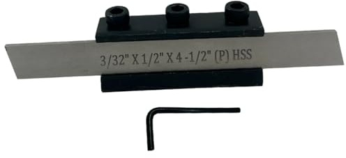 Adjustable Center Height Parting Cut Off Tool Holders for Metal Lathe Machines (Shank 10 mm, Blade 1/2 Wide)