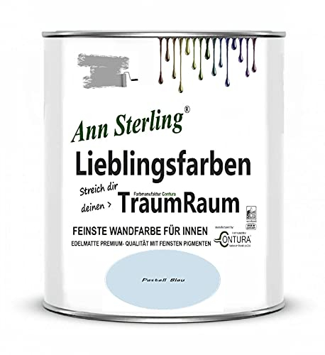 Ann Sterling Wandfarbe Innenraumfarbe Lieblingsfarben Color Farbe Innenfarbe Deckenfarbe (Pastello Blau)
