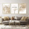 LIANGX Islamische Bismillah Bilder Poster Wanddeko, Leinwand Malerei Bild Wandbilder Wohnzimmer Schlafzimmer Home Dekoration Wandkunst ohne Rahmen (3X50x70cm)