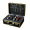 Grande parrucchiere Stilista Con Valigia Organizzatore Portatile Con Grande Capacità Barber Stylist Portautensili Portatile E Confortevole (Oro)