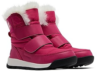 Sorel Youth Unisex Little Children's Whitney II Strap Waterproof Boots - Cactus Pink, Black - Size 4