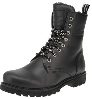 Panama Jack Herren Combat Boots Amur GTX, Männer Stiefeletten,Schnürsenkel,schnürstiefel,Boots,Stiefel,Bootee,Booties,Schwarz,42 EU / 9 UK