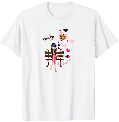 Miraculous Ladybug Charming Paris Adrien and Marinette T-Shirt
