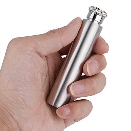 1oz Whisky Shot Flask Pocket Hip Wine Bottle Outdoor Camping Flagon Stainless Steel Fishing Alcohol Bottle for Groomsmen Present Men's Gifts