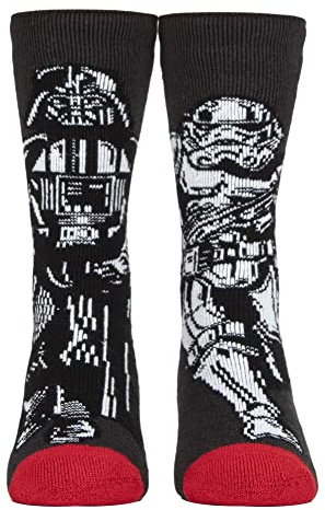 HEAT HOLDERS Kids Star Wars Socks Lite | Winter Novelty Socks for Boys