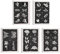 97 Stück Glitzer-Tattoo-Schablonen, 10 Blatt Temporäre Airbrush-Tattoo-Vorlagen-Set, Jungen und Männer, Wiederverwendbares Tattoo-Kit für, Erwachsene, Mädchen, Frauen