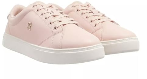 Tommy Hilfiger Damen Elevated Essential Court FW0FW06965 Cupsole Sneaker, Rosa (Misty Blush)