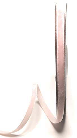 s.dekoda Dekoband Samt 10m x 7mm Rosa - Hellrosa Samtband Samtborte Schleifenband [D1244-216]