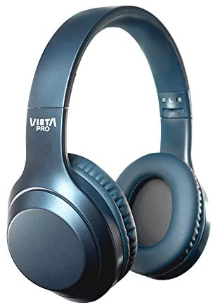 Vieta Pro Auricular Diadema Silence 2, Bluetooth 5.3, cancelación Activa de Ruido, Entrada Aux-in, micrófono Incluido, función Dual Pairing, Diadema Ajustable. Batería de hasta 40 Horas.