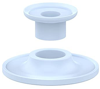 KUTEWEU Silikon Base Anti-Rutsch-Pad, 2 in1 Homepod schützende Basis Desktop Stand Mount Base Pad Halter kompatibel mit HomePod/HomePod Mini Lautsprecher-Tisch-Halter stoßfest Untersetzer (Blau)