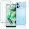 Tomooo Cristal Templado Compatible con Xiaomi Redmi Note 12 5G, 3 Piezas 9H Anti-Arañazos Protector de Pantalla, 3 Piezas Protector de Lente, Antihuellas, Ultra Transparente, Sin Burbujas
