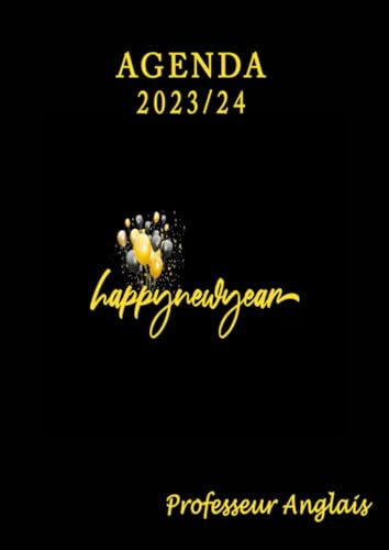 Agenda Professeur 2023-2024: Anglais, Cahier Journal Enseignant 2023 2024, et Agenda de Bord Enseignant