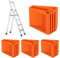 Ersatzteile - 4 Stück Leiterfüße, Anti-Rutsch und Verdickt - Gummifüße für Leitern, auch passend für Leiterfüße 63x17mm (Orange)