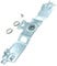 SOS Accessoire Ensemble palier (roulement) + traverse pour Lave-linge 52X5020, 480181701008 .Toutes marques, ARISTON HOTPOINT, ARTHUR MARTIN ELECTROLU