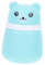 UPKOCH Cartoon Bär Powder Puff Box Praktische Und Tragbare Puderbox Mit Puderquaste Für Babypuder Und Körperpuder Für Unterwegs Blau