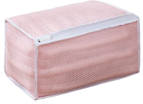 Bolsa de lavado de malla reutilizable para zapatillas, bolsa de limpieza para lavadora, organizador de viaje portátil, bolsa de lavado para zapatillas de deporte