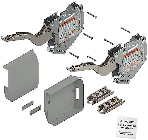 Blum Aventos HKS Kraftspeicher 400-1000 hellgrau Klappenbeschlag m.Montageplatte