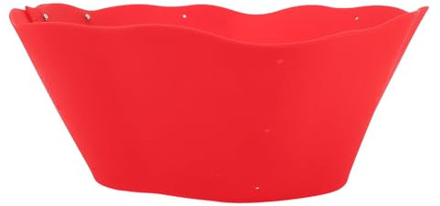 SIXRUN Silicone Splatter Guard, Silicone Splatter Guard for Frying Pan Pot DIY Adjustable Oil Splash Guard for Kitchen Everyday Cooking (Red)