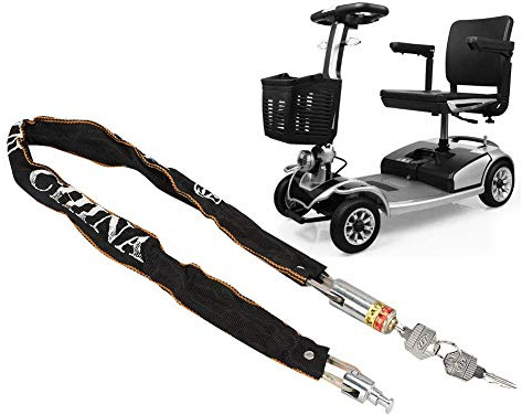 Duty Mobility Scooter Chain Lock – -Theft Motorcycle Scooter Lock with Sturdy Copper, Practical Security for Electric Wheelchair & Bike