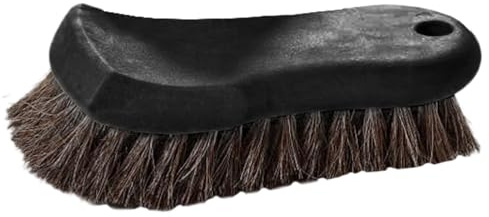 Horse Hair Brush - Leather Cleaning Brush | Leather Brush | Car Detailing Brush For Leather Cleaning | Multifunctional Applicator Clenaing Tool For Car Interiors, Boots, Sneakers, Car Seats