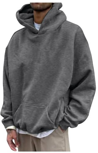 Qixiu Essentials Herren Pullover, Hoodie Herren Schwarz, Jumpsuit Herren Kuschelig, Gap Hoodie Herren, Vintage Hoodie Herren, Pullover Herren Oversize, Partner Pullover, Activewear Für Herren, Hoody