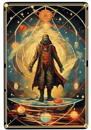 Deko Schild Zeitreisender Mysteriöse Zeit Raum Der Zauber Blechschild Retro Metall Schilder Personalisierte Sprüche Schilder Für Geburtstag Café Bar M