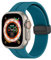 Bracelet pour Apple Watch Ultra 2 49 mm, 45 mm, 44 mm, 46 mm, 42 mm, 41 mm, 40 mm, 38 mm, boucle magnétique réglable en silicone pour Apple Watch SE Series 10/9 8/7/6/5/4/3/SE 2nd/Ultra 2 Ultra