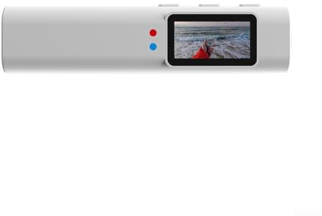 EasyByMall Telecamera indossabile 2K, occhiali 2K HD, con grandangolo di 110°, impermeabile, per registrazione video Vlog (bianco)