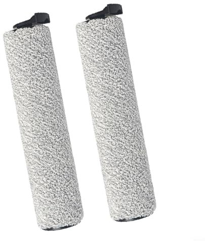 Lot de 2 brosses à rouleau pour aspirateur sans fil Tineco pour IFLOOR 2 Wet Dry sans fil - Brosses de nettoyage des sols en fibre dure et douce