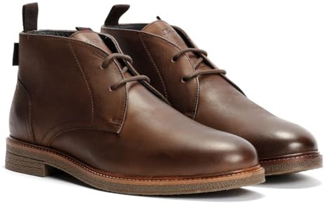 Ben Sherman Walker Chukka Leather Herren Braun Stiefel