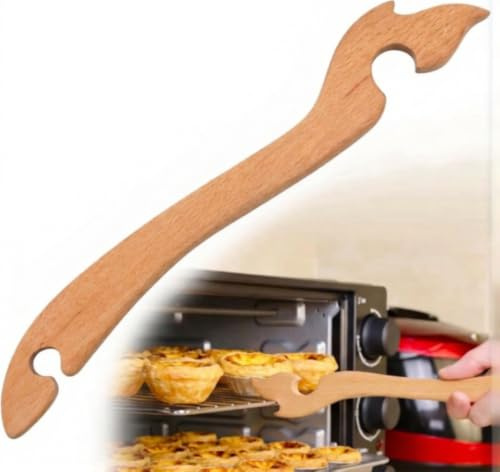 PRETYZOOM Oven Rack Puller Heat Resistance Oven Puller Tool for Small Toaster Push Pull Tool for Hot Racks and Pans Kitchen Supply for Left and Right Hand Use 11.02in