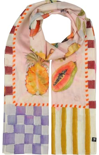 FRAAS | Damen Schal | Urlaubsmotive maritim | Baumwolle Seide | 65 x 180 cm